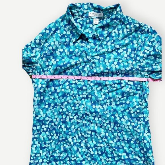 Coldwater Creek No Iron Casual Button Up Collared Shirt. Medium. 10-12. 10. 12. - Picture 5 of 9